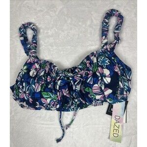 Sundazed Ledia Top Swimwear Bikini Top Floral Multicolor Size 36 B/C NEW